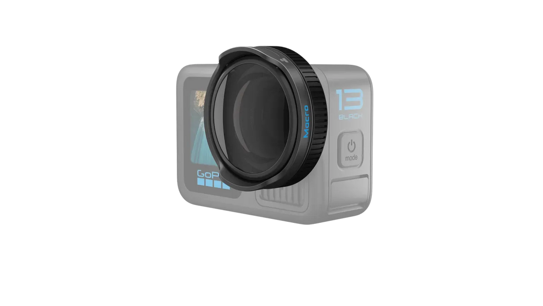 GoPro Macro Lens Mod  for HERO13 Black - 4x Closer Focus 4.33" Bokeh