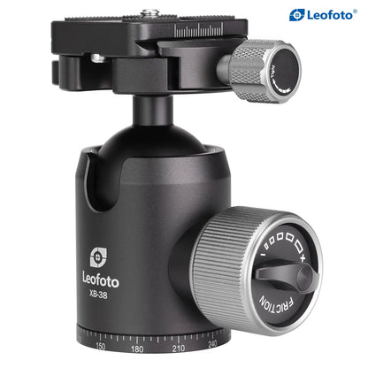 Leofoto LX-324CT + XB-38 Urban Carbon Fiber Tripod with Ball Head - 15kg Load, 1735mm Height, Reversible Travel Tripod