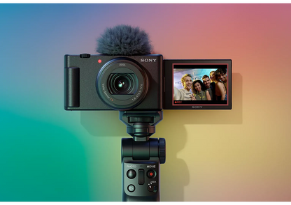Sony ZV-1M2 Vlog Camera - 20.1MP 1" Sensor, 18-50mm F1.8-4.0 Lens, 4K Video, Image Stabilisation, Hybrid AF - Black