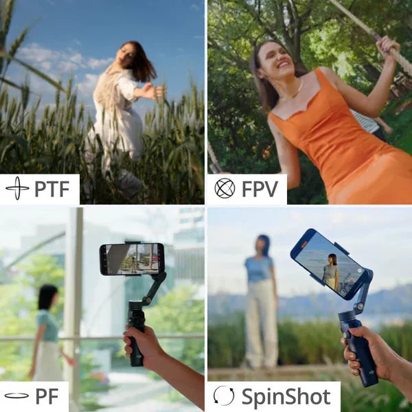 DJI Osmo Mobile 8 Smartphone Gimbal Stabilizer – Compact 3-Axis Handheld for iPhone & Android, ActiveTrack, Timelapse, Portrait Modes-SmartPhone Gimbal-Crezio.in-DJI