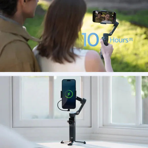 DJI Osmo Mobile 8 Smartphone Gimbal Stabilizer – Compact 3-Axis Handheld for iPhone & Android, ActiveTrack, Timelapse, Portrait Modes-SmartPhone Gimbal-Crezio.in-DJI