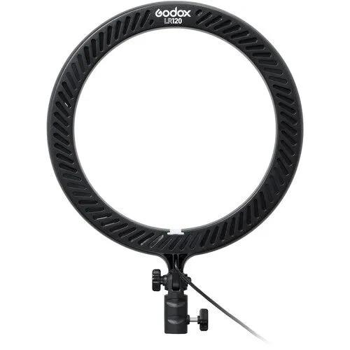 Godox LR120 Bi-Color 12-Inch LED Ring Light, Adjustable Warm & Cool Lighting, Dimmable Brightness, Phone Holder, Black – Ideal for YouTube, Reels & Makeup--Crezio.in-Godox