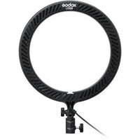 Godox LR120 Bi-Color 12-Inch LED Ring Light, Adjustable Warm & Cool Lighting, Dimmable Brightness, Phone Holder, Black – Ideal for YouTube, Reels & Makeup--Crezio.in-Godox