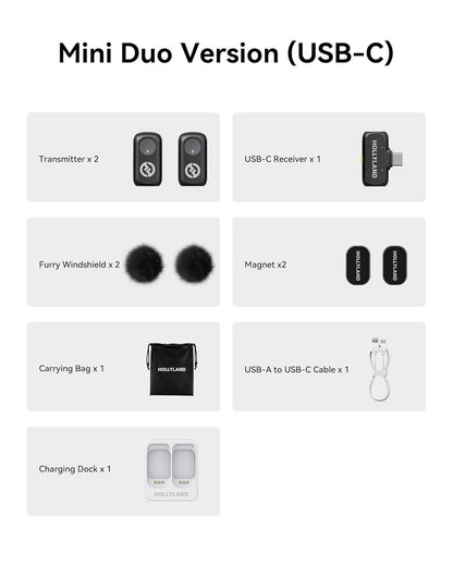 LARKA1 MINI DUO – Wireless Microphone for Creators & Mobile Filmmakers