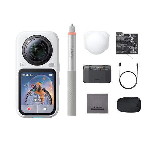 Insta360 X6 360° 8K Camera Standard Bundle Midnight