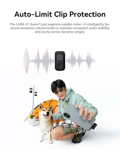 Hollyland LARK A1 Duo Wireless Microphone for Content Creators