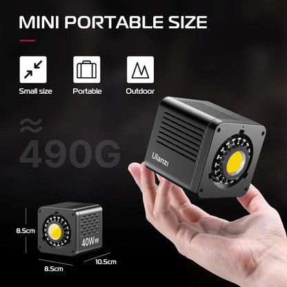 Ulanzi L023 40W Pro Video Light – Portable Bi-Color LED Video Light-SmartPhone Gimbal-Crezio.in-ULANZI