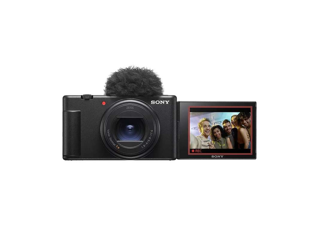 Sony ZV-1M2 Vlog Camera - 20.1MP 1" Sensor, 18-50mm F1.8-4.0 Lens, 4K Video, Image Stabilisation, Hybrid AF - Black