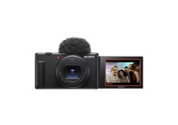 Sony ZV-1M2 Vlog Camera - 20.1MP 1" Sensor, 18-50mm F1.8-4.0 Lens, 4K Video, Image Stabilisation, Hybrid AF - Black