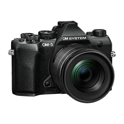 OM SYSTEM OM-5 Mirrorless Camera Kit with M.Zuiko Digital ED 14-150mm f/4-5.6 II Lens | 20MP Mirrorless Camera, 5-Axis IBIS, Weatherproof, 4K Video, Travel & Wildlife Photography--Crezio.in-OM SYSTEM