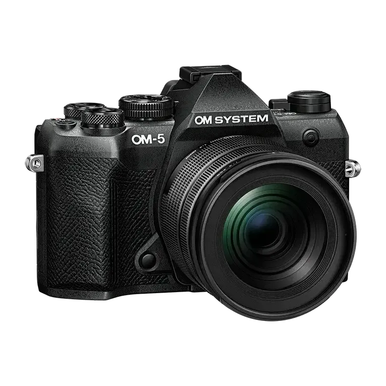 OM SYSTEM OM-5 Mirrorless Camera Kit with M.Zuiko Digital ED 14-150mm f/4-5.6 II Lens | 20MP Mirrorless Camera, 5-Axis IBIS, Weatherproof, 4K Video, Travel & Wildlife Photography--Crezio.in-OM SYSTEM