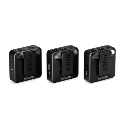 RØDE Wireless GO 3 – Dual-Channel Wireless Microphone System with 32-Bit Float Recording, 2.4GHz Digital Transmission, Built-In Storage, Long-Range Audio, for Cameras, Smartphones & Content Creators