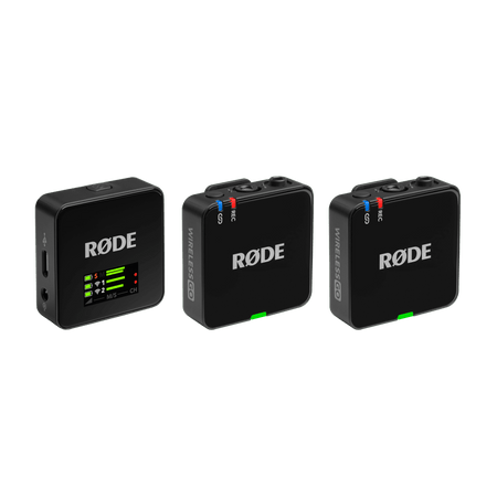 RØDE Wireless GO 3 – Dual-Channel Wireless Microphone System with 32-Bit Float Recording, 2.4GHz Digital Transmission, Built-In Storage, Long-Range Audio, for Cameras, Smartphones & Content Creators