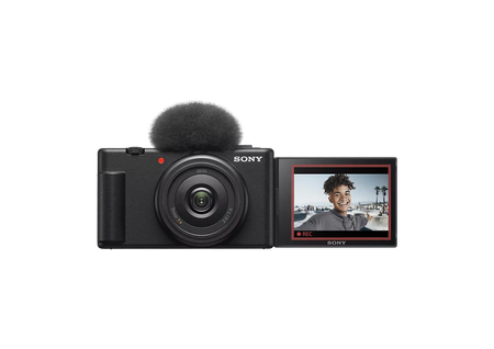 Sony ZV-1F Vlog Camera for Content Creators and Youtubers, Black