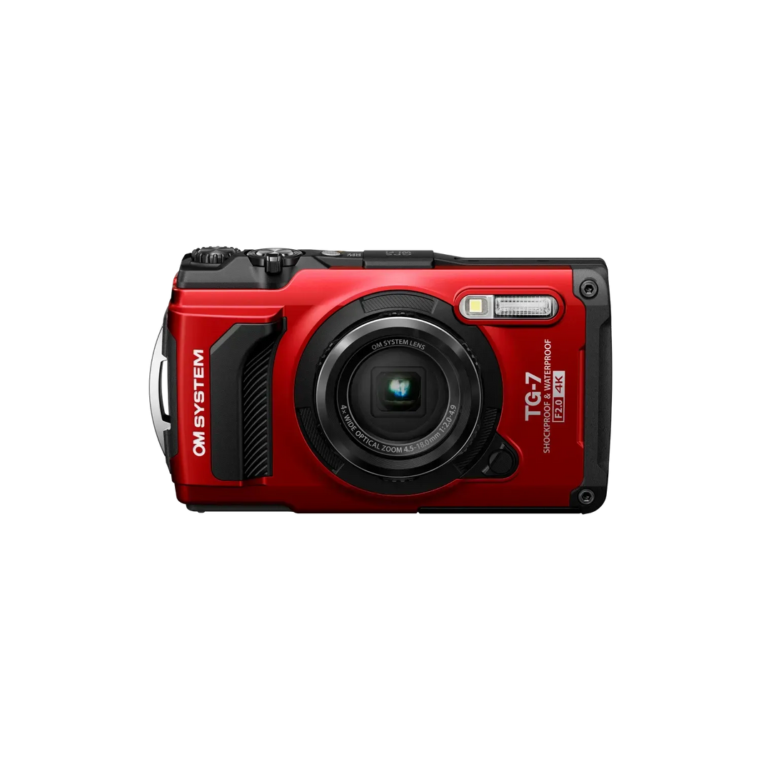 OM SYSTEM Tough TG-7 Compact Camera Waterproof 15m Shockproof Action Cam, 4K Video Macro 1cm--Crezio.in-OM SYSTEM